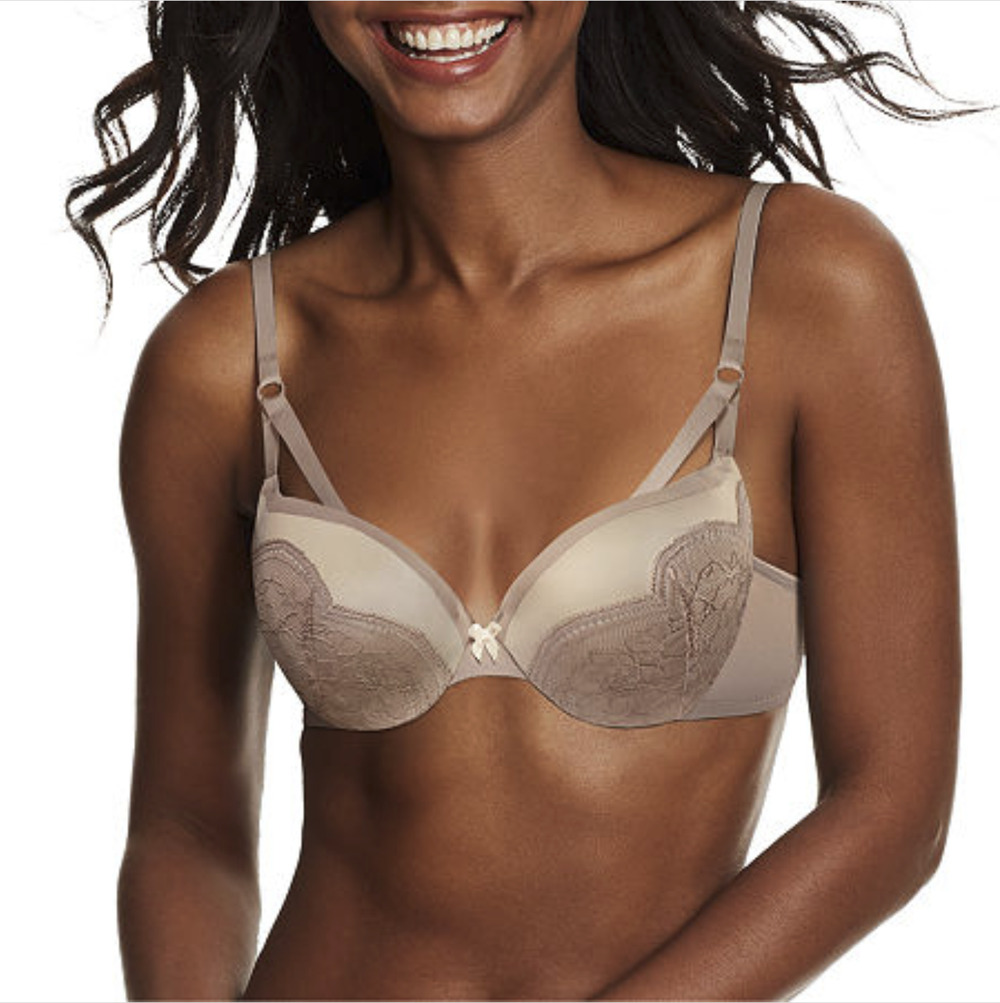 Maidenform Women Love the Lift Push Up Underwire Bra Evening Blush Size 32C
